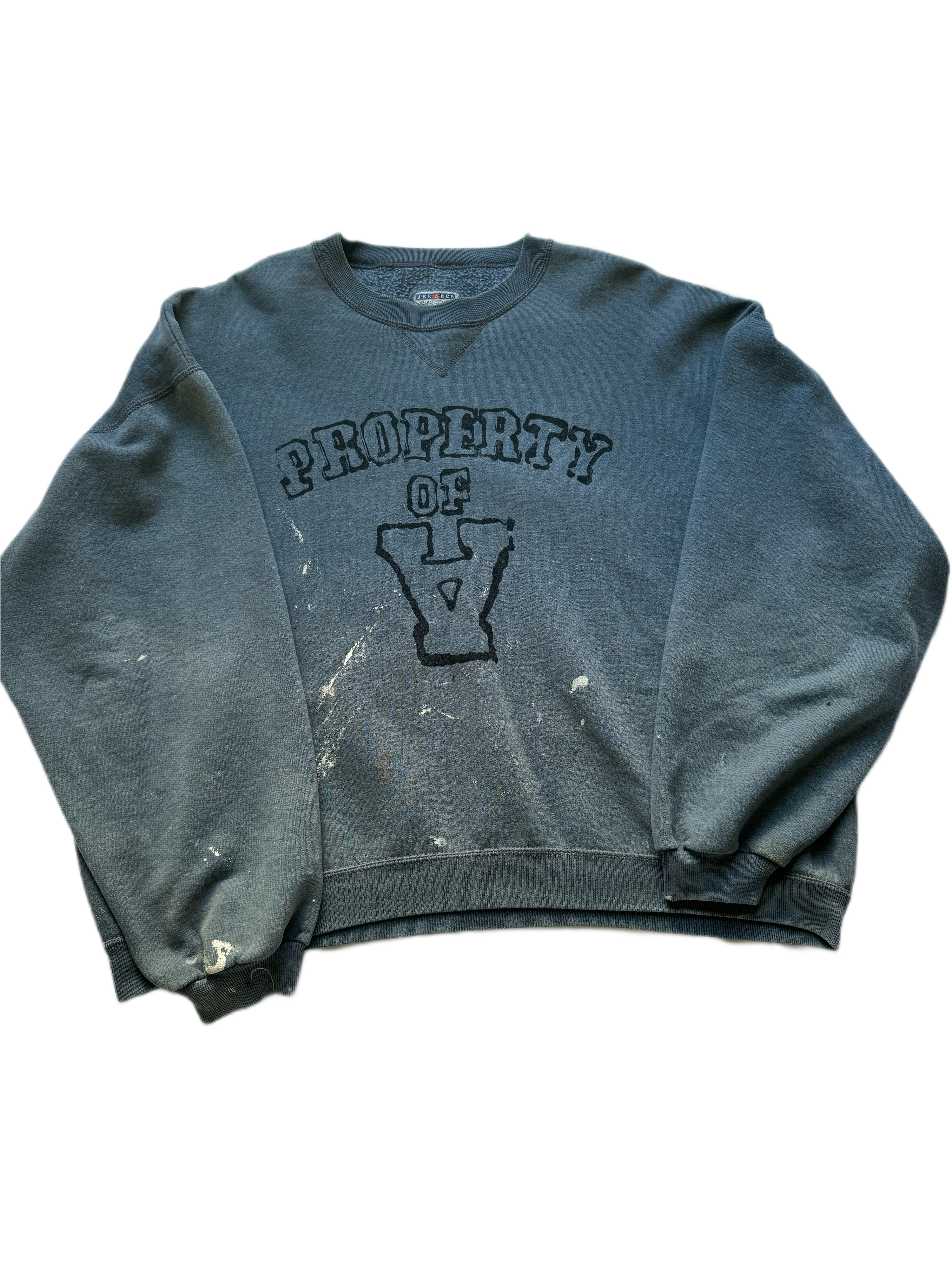 P.O.A handpainted print crewneck