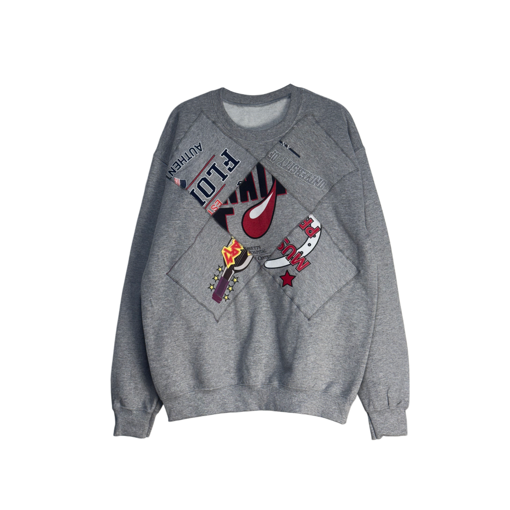 Multi-shirt reworked crewneck