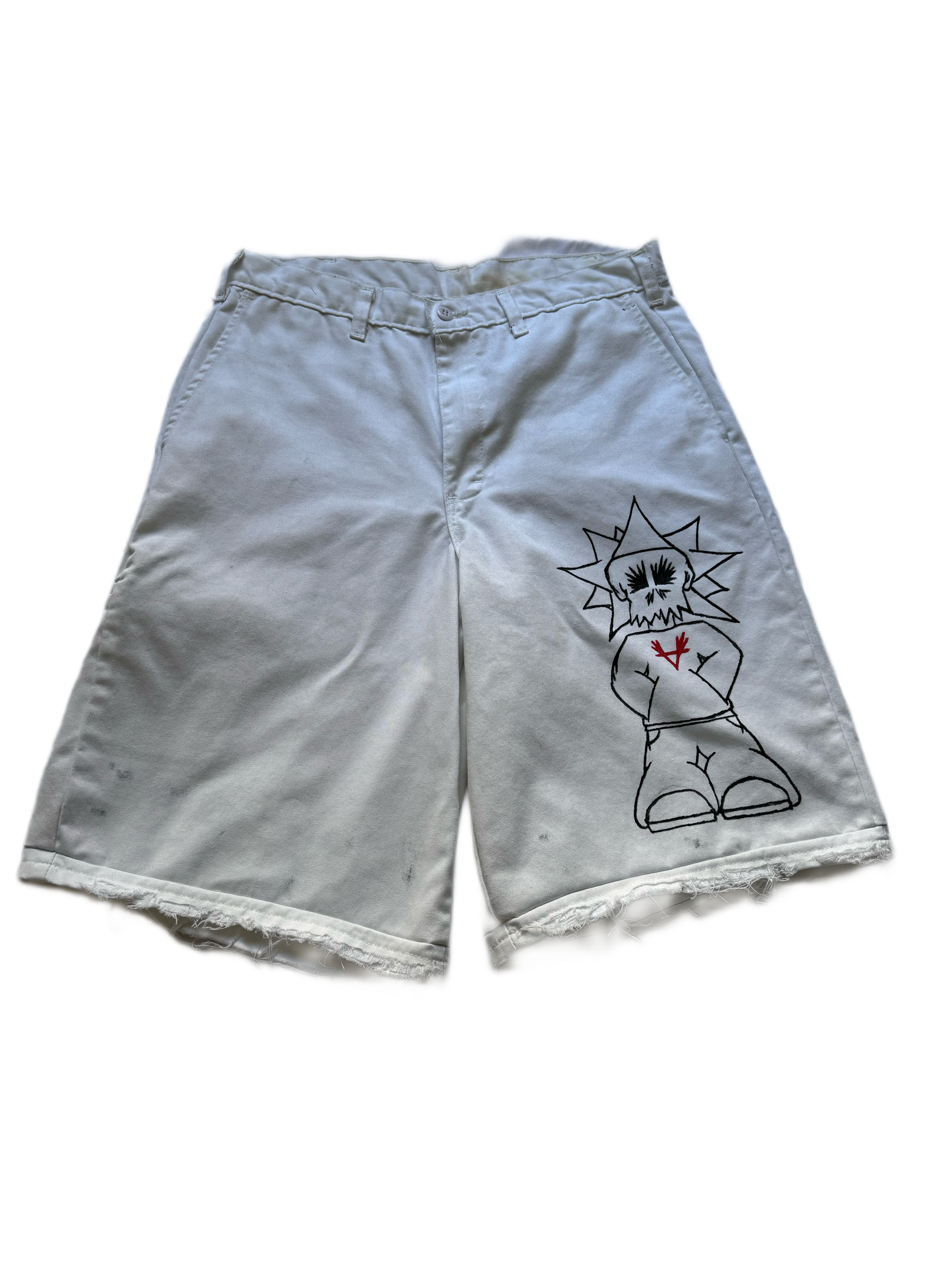 P.O.A skull shorts