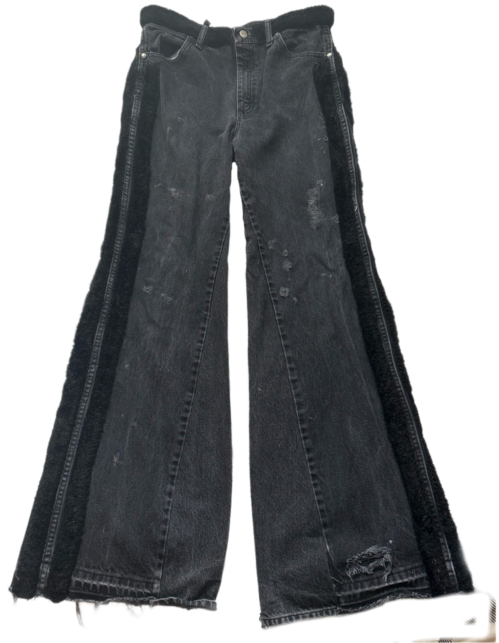 STRIPE FUR PANT