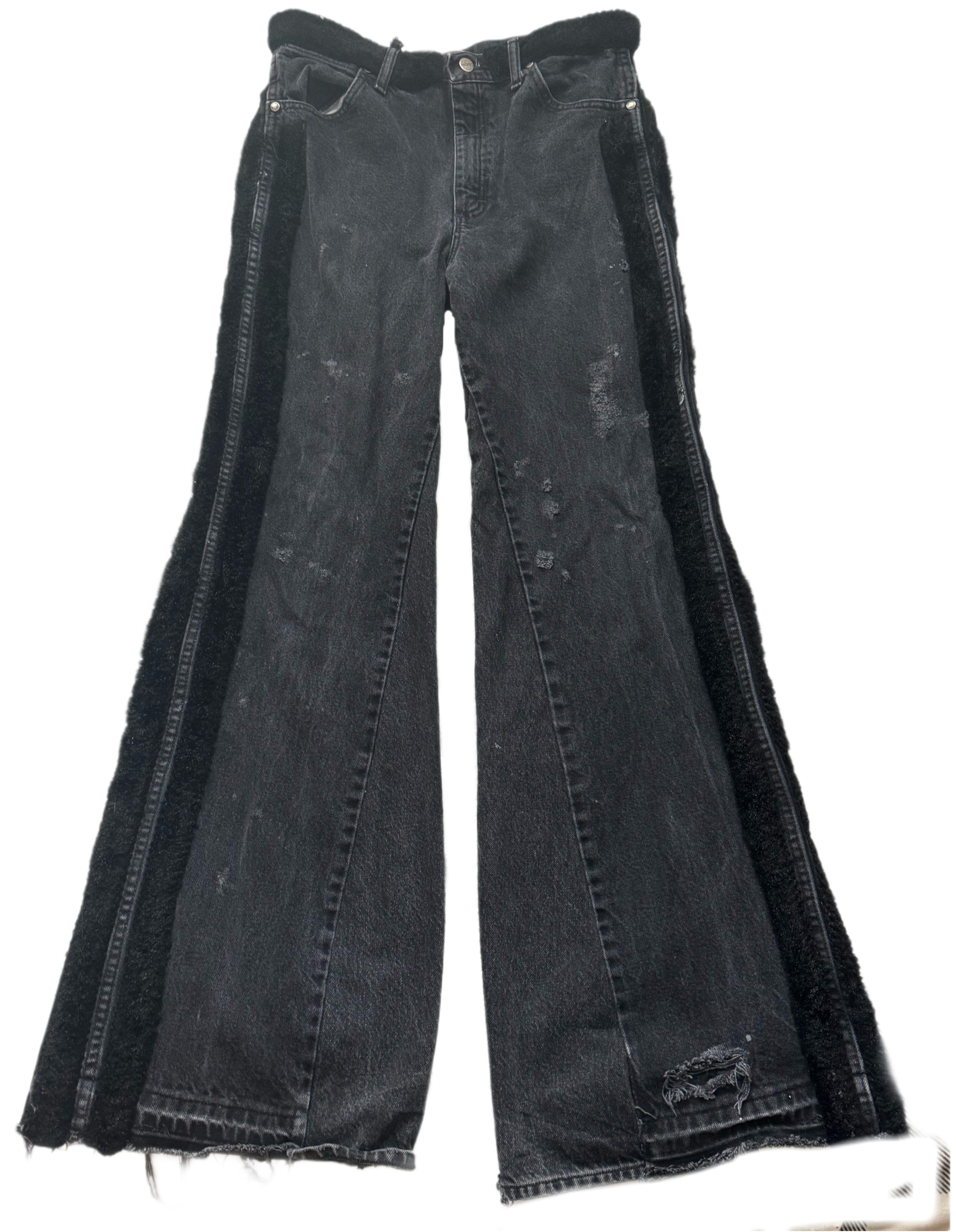 STRIPE FUR PANT
