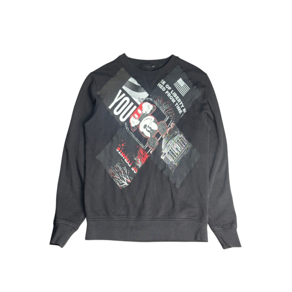 Mickey multi-shirt reworked crewneck
